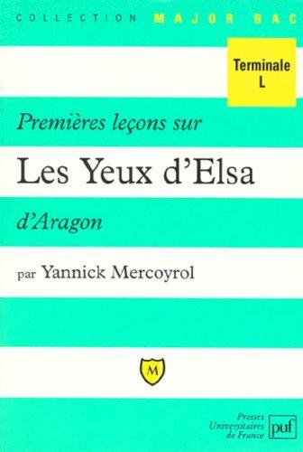 Premieres Lecons Sur Les Yeux D