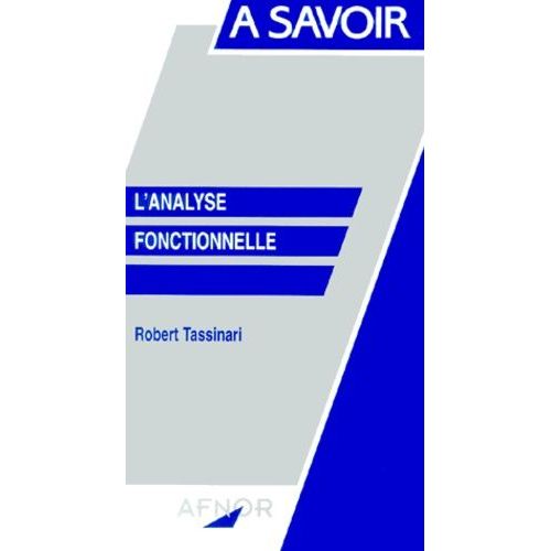 L'analyse Fonctionnelle