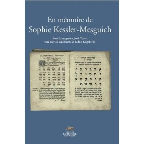 En Mémoire De Sophie Kessler-Mesguich