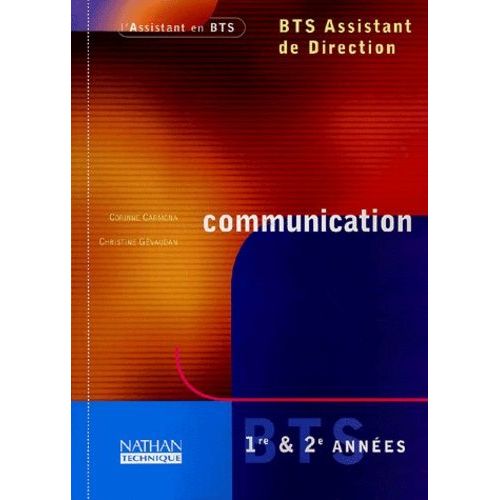 Communication Bts Ad 1ère Et 2ème Années