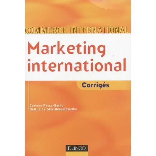 Marketing International - Corrigés