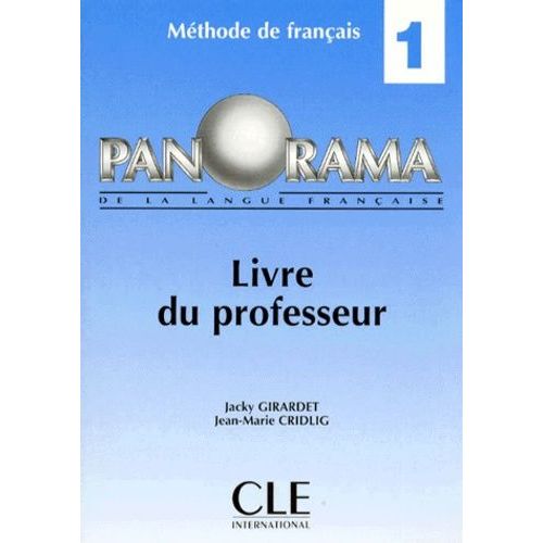 Panorama Niveau 1. Livre Du Professeur