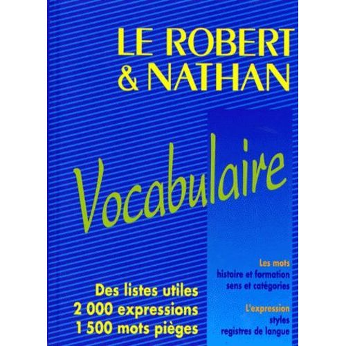 Le Robert Et Nathan, Vocabulaire