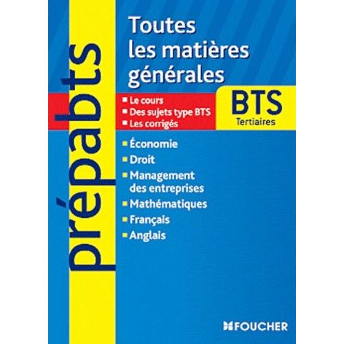 Toutes Les Matières Générales Bts Tertiaires