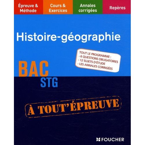 Histoire-Géographie Bac Stg