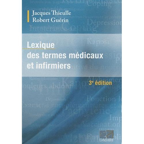 Lexique Des Termes Médicaux Et Infirmiers