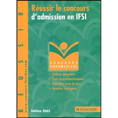 Réussir Le Concours D'admission En Ifsi