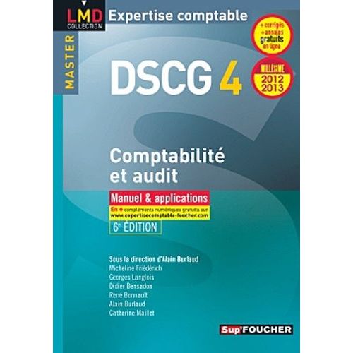 Dscg 4 Comptabilité Et Audit 2012/2012 - Manuel & Applications