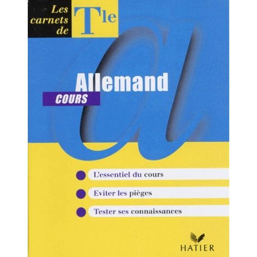 Allemand Terminale - Cours