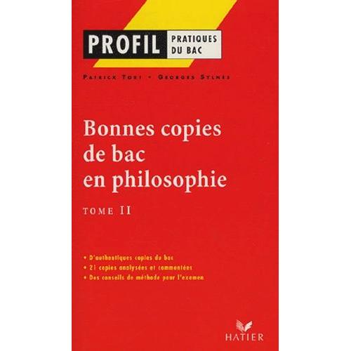 Bonnes Copies De Bac En Philosophie - Tome 2