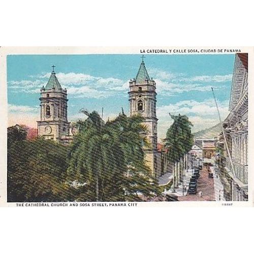 Carte Postale Ancienne De Panama Canal 1936 / Panama City