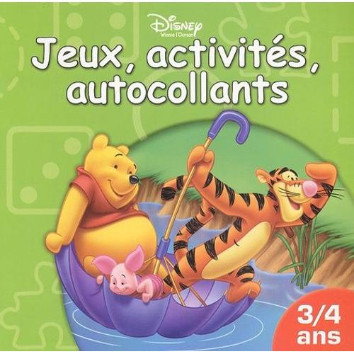 Jeux, Activités, Autocollants Winnie L'ourson - 3/4 Ans