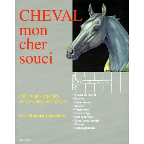 Cheval Mon Cher Souci - 500 Croquis Légendes Sur Les Soins Aux Chevaux