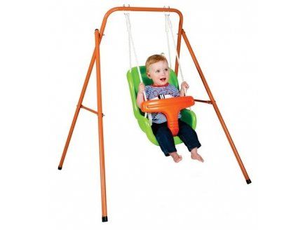 Portique Metal Pour Bebe 103 X 95 X 113 Cm Lxlxh Siege Balancoire En Plastique Pour Bebe Air De Jeux Des 18 Mois Rakuten