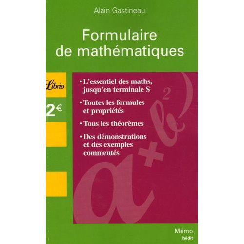 Formulaires De Mathématiques