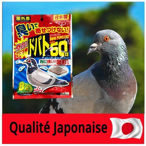 Répulsif a Pigeons et Colombes Efficace | Stop aux Fientes | Qualité du Japon | Toits et Balcons | Anti-Nuisible