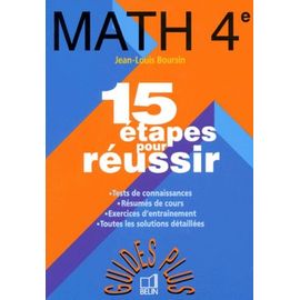 Math 4eme - 15 Étapes Pour Réussir