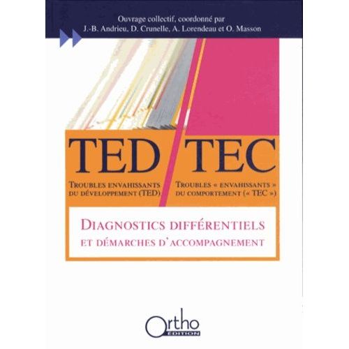 Troubles Envahissants Du Développement (Ted) - Troubles "Envahissants" Du Comportement ("Tec") - Diagnostics Différentiels Et Démarches D¿Accompagnement