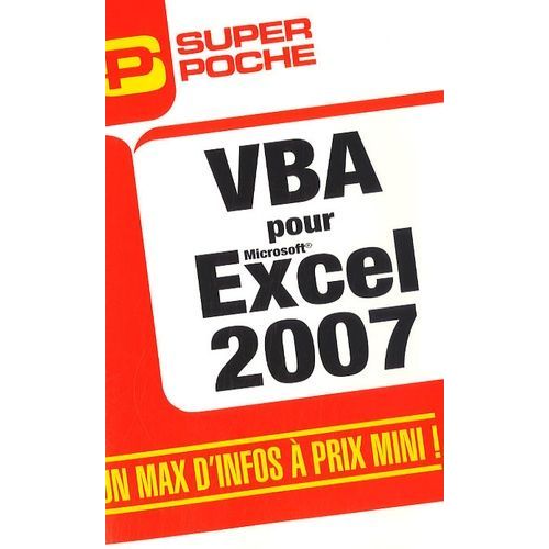 Vba Pour Excel 2007