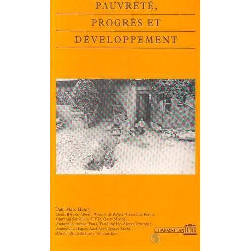 Pauvreté, Progrès Et Développement