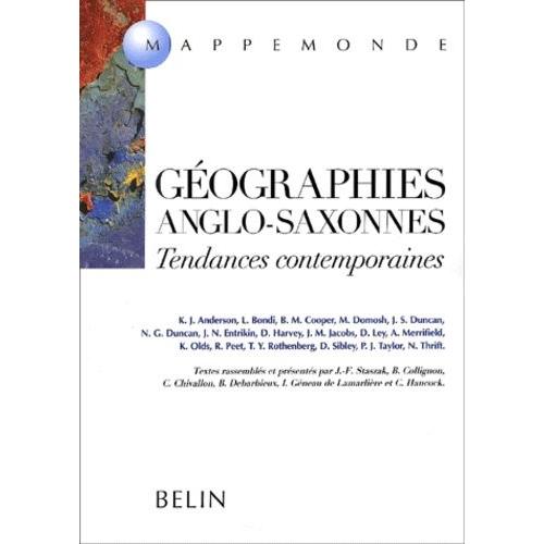 Géographies Anglo-Saxonnes - Tendances Contemporaines