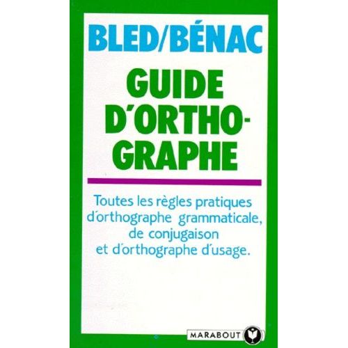 Guide D'orthographe