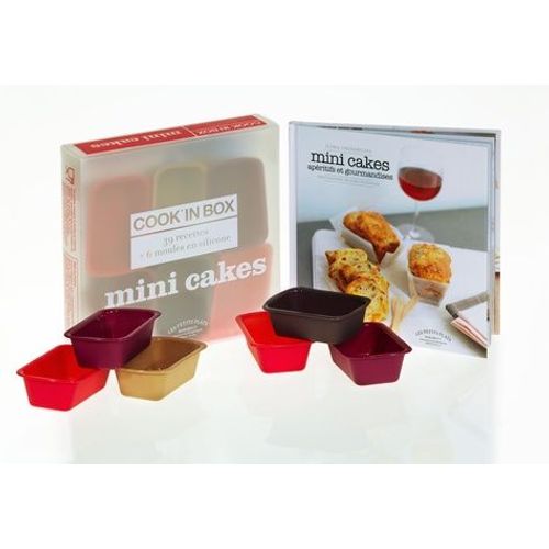 Mini Cakes - Cook'in Box 39 Recettes + 6 Moules En Silicone