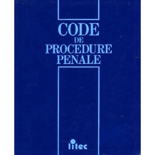 Code De Procédure Pénale 1996-1997