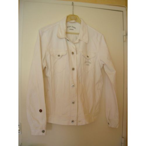 Blouson Jeans Blanc Pepe Jeans London Legend