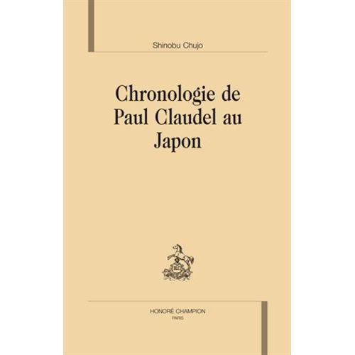 Chronologie De Paul Claudel Au Japon