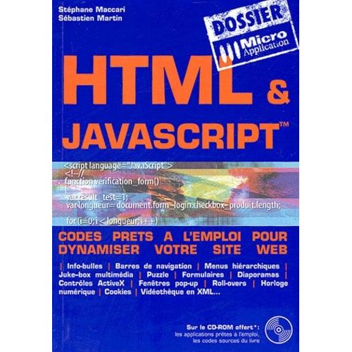 Html & Javascript - (1 Cd-Rom)