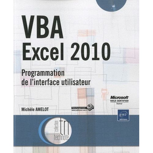 Vba Excel 2010 - Programmation De L'interface Utilisateur