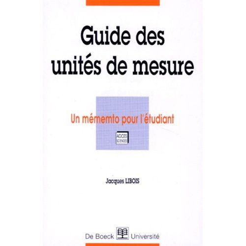 Guide Des Unités De Mesure