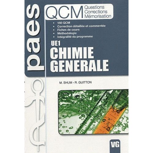 Chimie Générale Ue1 : Questions, Corrections, Mémorisation