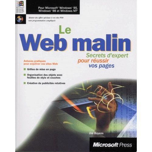 Le Web Malin - Secrets D'expert Pour Réussir Vos Pages, Avec Cd-Rom