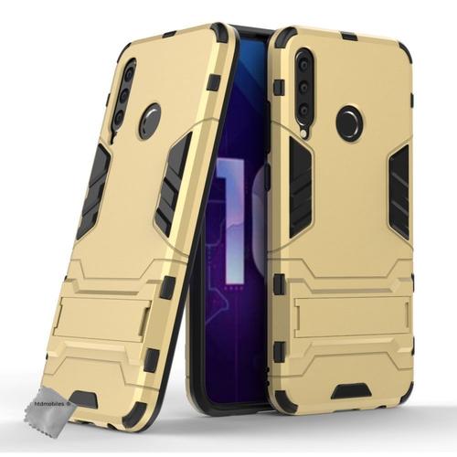 Housse Etui Coque Rigide Anti Choc Pour Huawei Honor 20 Lite + Verre Trempe - Or