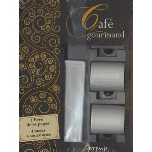 Café Gourmand - 1 Livre De 64 Pages, 4 Tasses, 4 Soucoupes