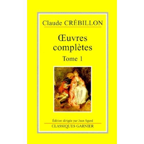 Oeuvres Completes - Tome 1