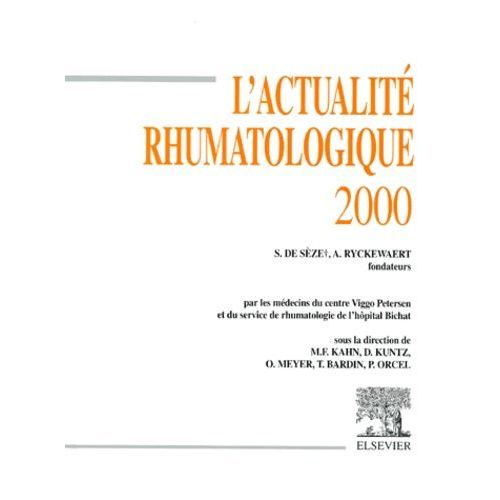 L'actualité Rhumatologique 2000