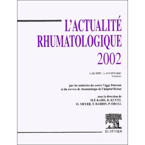 L'actualité Rhumatologique 2002