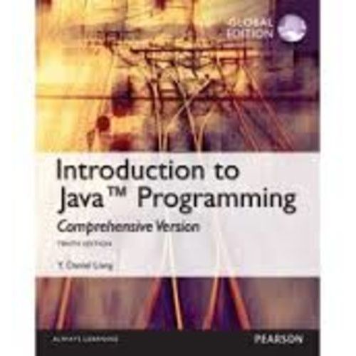 Introduction To Java Programming - Comprehensive Version