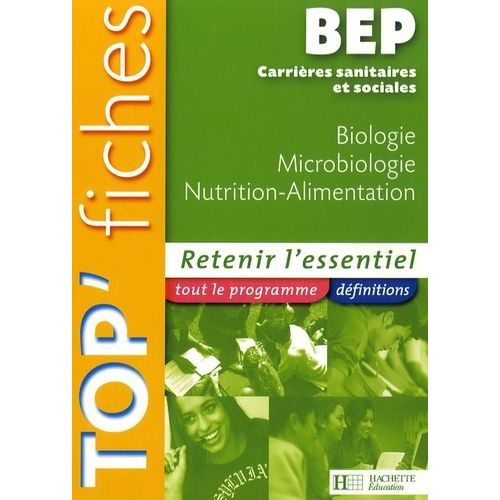 Top Fiches - Biologie, Microbiologie, Nutrition-Alimentation - Bep Css (Carrières Sanitaires Et Sociales)