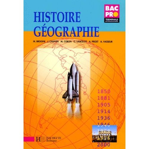 Histoire-Géographie, Bac Pro-Terminale Professionnelle