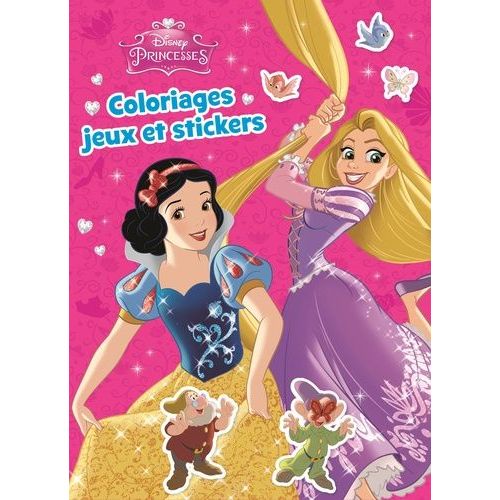 Coloriages, Jeux Et Stickers Disney Princesses