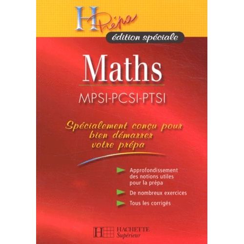 Maths Mpsi-Pcsi-Ptsi