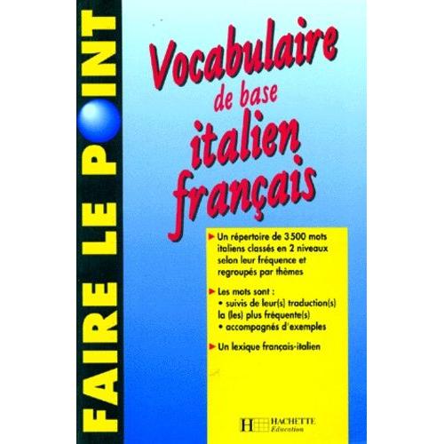Vocabulaire De Base Italien-Français