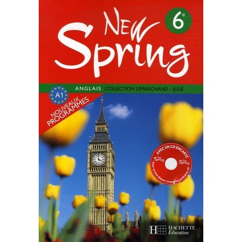 Anglais 6e New Spring - (1 Cd Audio)
