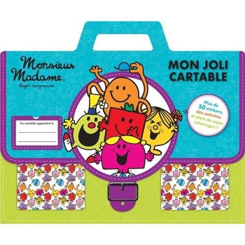 Mon Joli Cartable Monsieur Madame - Plein De Jolies Stickers, Des Coloriages Et Des Supers Activités !