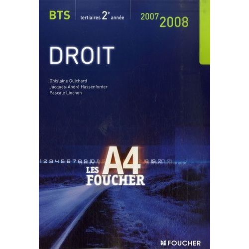 Droit Bts Tertaires 2e Année