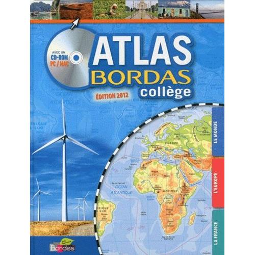 Atlas Bordas Collège - (1 Cd-Rom)